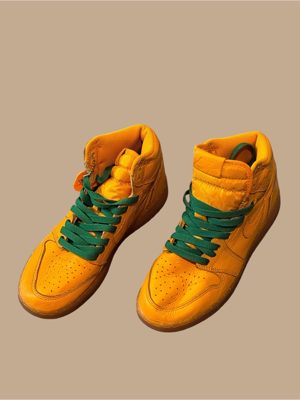 Nike Air Jordan 1 Retro Hi Og Gatorade 'Orange Peel' Aj6000-880 GS Size 5Y W 6.5